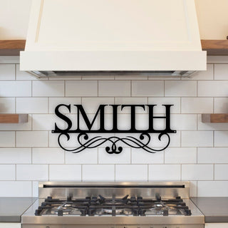 Custom Name Sign Metal Name Sign Personalized Metal Sign Housewarming Gift Family Name Sign Wedding Name Sign Family Sign Door Hanger Decorations