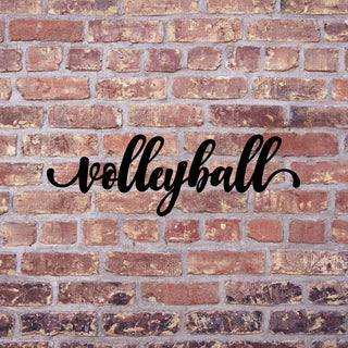 Volleyball Sign Cut Metal Sign Wall Decor Metal Sign Metal Art Decorations