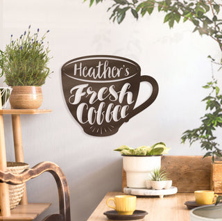 Coffee Bar Sign ~ With Your Custom Text Decorations