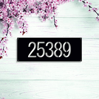 Metal Address Sign For House Metal House Number Address Plaque Front Porch Decor Metal Signs Metal Address Numbers Decorations