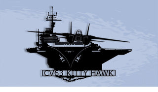 F14 Tomcat Launched From Cv63 Kitty Hawk Carrier Metal Sign Cut Metal Sign Wall Decor Decorations