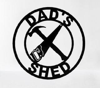 Dad's Shed Sign Metal Shed Sign Father's Day Gift For Dad Custom Made Tools Decorations