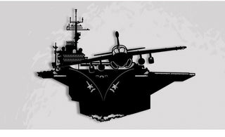 Ea6b Prowler Launched From Carrier Metal Sign Cut Metal Sign Wall Decor Decorations