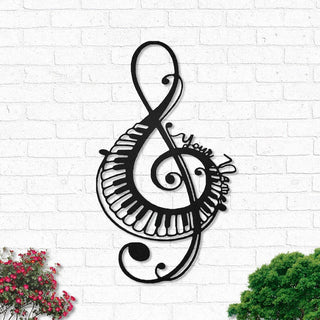 Custom Piano Personalized Pianist Name Sign Decoration For Living Room Piano Player Outdoor Decorations