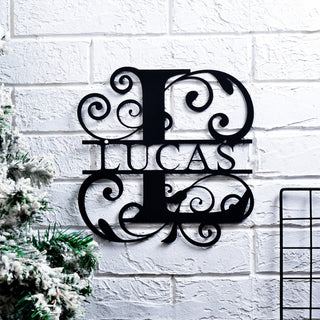 Name Metal Signhousewarming Giftliving Room Decorlast Name Signfamily Name Signmetal Monogram Signinitial Signmetal Decorations