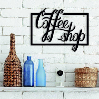 Coffee Shop Metal Sign Coffee Bar Coffee Bar Sign Metal Words Metal Wall Decor Metal Signs Housewarming Gift Decorations