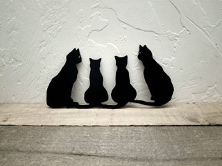 Cat Cat Decor Group Of 3 Cats Animal Decor Cat Gifts Animal Wall Decor Cat Lover Gift Idea Halloween Decoration Decorations