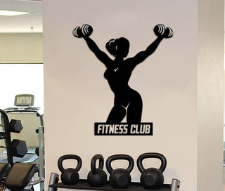 Girl Gym Monogram Sign Fitness Metal Sign Metal Sign Monogram Metal Sign Board Metal Wall Sign Metal Art Sign Decorations