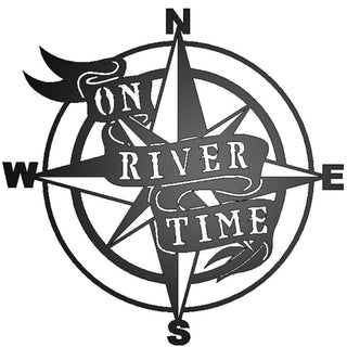 On River Time Cut Metal Sign Wall Metal Art Cut Metal Sign Wall Metal Art Decorations