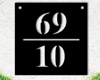 Metal Custom Address Sign Address Plaque Apartment Address Hangable Address Sign Modern Address Plaque House Numbers Custom Address Decorations