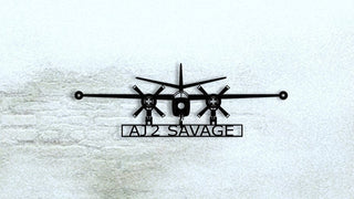 Aj2 Savage Navy Carrier Based Bomber Aircraft Metal Sign Cut Metal Sign Wall Decor Decorations