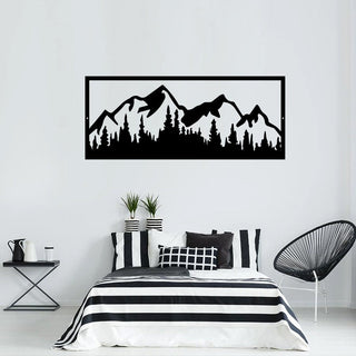 Mountains Metal Wall Decoration Housewarming Gift Mountains Metal Art Decorations