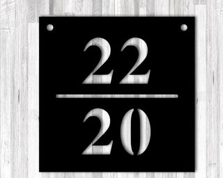 Metal Custom Address Sign Address Plaque Apartment Address Hangable Address Sign Modern Address Plaque House Numbers Custom Address Decorations