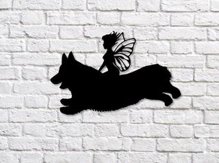 Minicorgi Fairy A Legend Metal Sign Cut Metal Sign Wall Decor Decorations