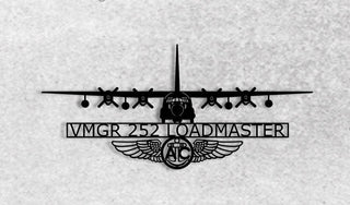 Kc130 Vmgr252 Loadmanster With Aircrew Wings Metal Sign Cut Metal Sign Wall Decor Decorations