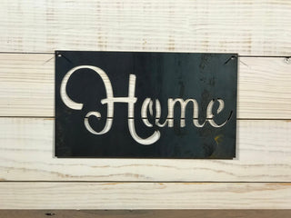 Metal Home Sign By Precisioncut On Etsyfarmhouse Style Decor Decorations