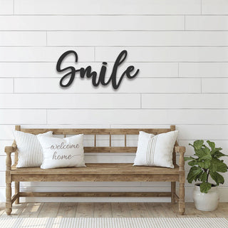 Smile Sign Dentist Office Sign Dentist Office Decor Dentist Office Dentistry Decor Metal Cursive Sign Decorations