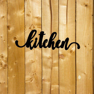 Kitchen Sign Cut Metal Sign Wall Decor Metal Sign Metal Art Decorations