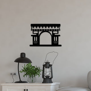 Arc De Triomphe Paris Themed Decor For Girls Bedroom Modern Paris Art Metal Cutout France Art Bathroom Paris Decor Decorations