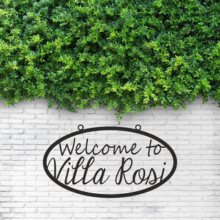 Waterproof Welcome Sign For Front Porch Customized Framed Personalized Welcome To Our Patio For Entrance 5 Color Options Decorations