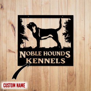 Bloodhound Hound Dog Custom Metal Signs Decorations