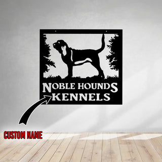 Bloodhound Hound Dog Custom Metal Signs Decorations