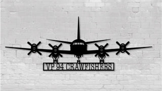 P3 Vp94 Crawfishers P3 Orion Naval Aircraft Metal Sign Cut Metal Sign Wall Decor Decorations