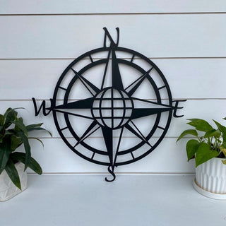 Compass Globe Nautical Compass Nautical Compass With Globe Center Outdoor Metal Art Compass Wall Decor Decorations