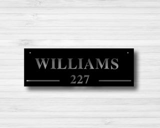 Metal Address Sign House Number Modern Home Minimalist House Number Modern Farmhouse Metal House Number Address Plaque Decorations