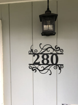 Custom Metal Address Sign Metal House Numbers Outdoor Metal Mailbox Sign Metal Address Plaque Housewarming Gift Modern Address Decorations