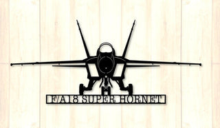 F A18e F Super Hornet Fighterattack Military Aircraft Metal Sign Cut Metal Sign Wall Decor Decorations