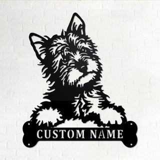 Custom Terrier Dog Personalized Terrier Dog Name Sign Decoration For Room Terrier Dog Custom Dog Terrier Dog Decorations