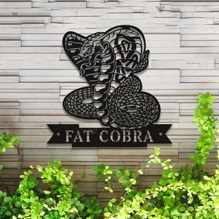 Custom Cobra Snake Metal Wall Art With Led Lights, Custom Cobra Snake Metal Sign With Name, Cobra Snake Neon Sign, Metal Snake Neon Metal Wall Decor