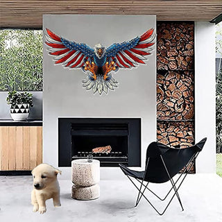 Bald Eagle Iron Flying Eagle Crafts Cut Metal Sign Decorations