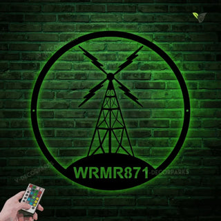 Ham Radio Gifts, Personalized Gifts, Amateur Radio, Ham Radio Call Sign With Led Lights